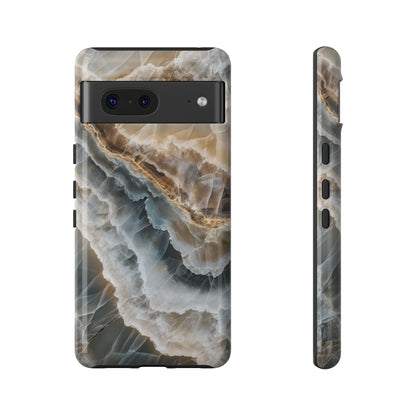 White Onyx Marble Printed Phone Cases