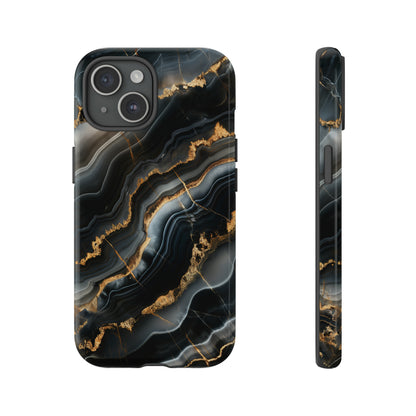 Black Marble Phone Cases