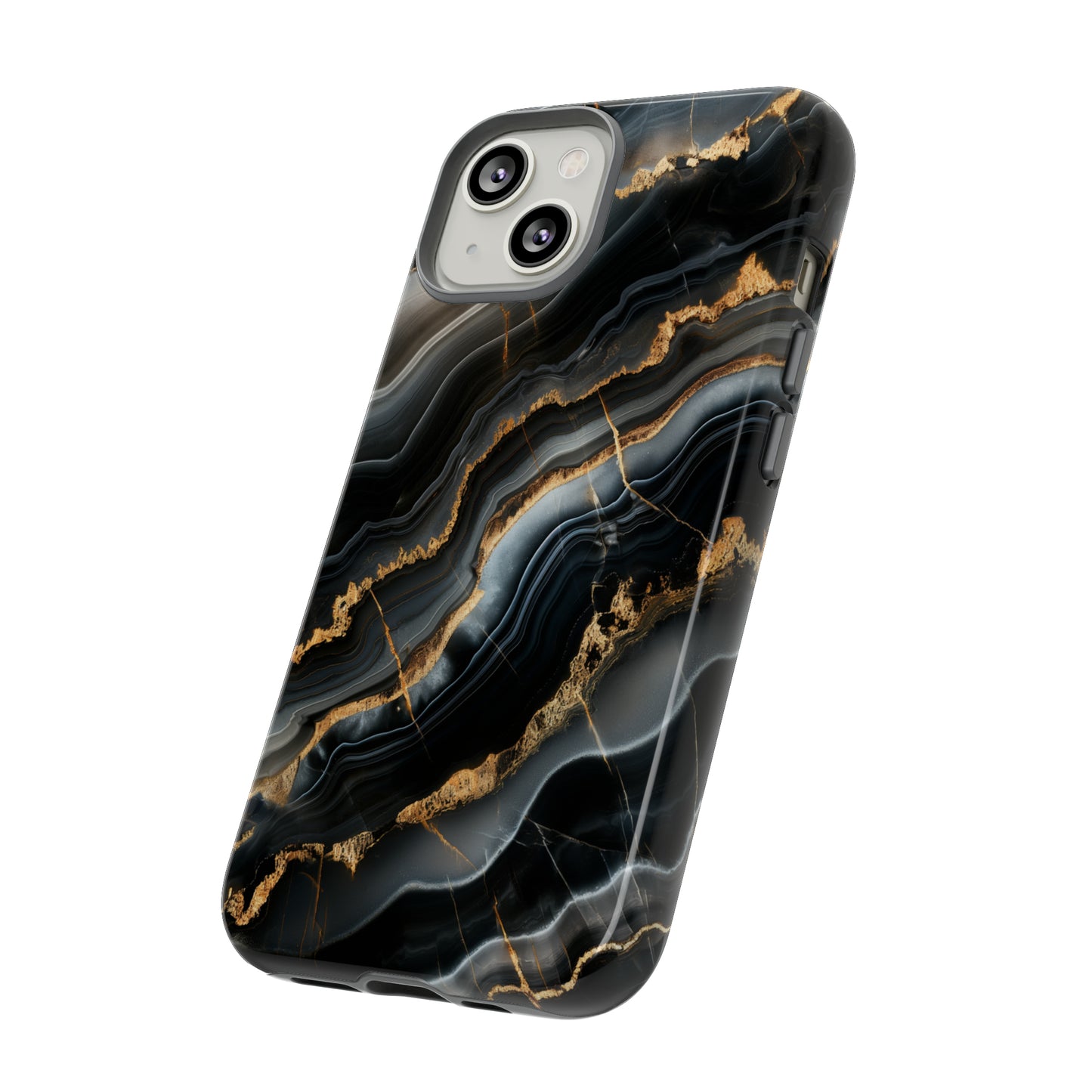 Black Marble Phone Cases