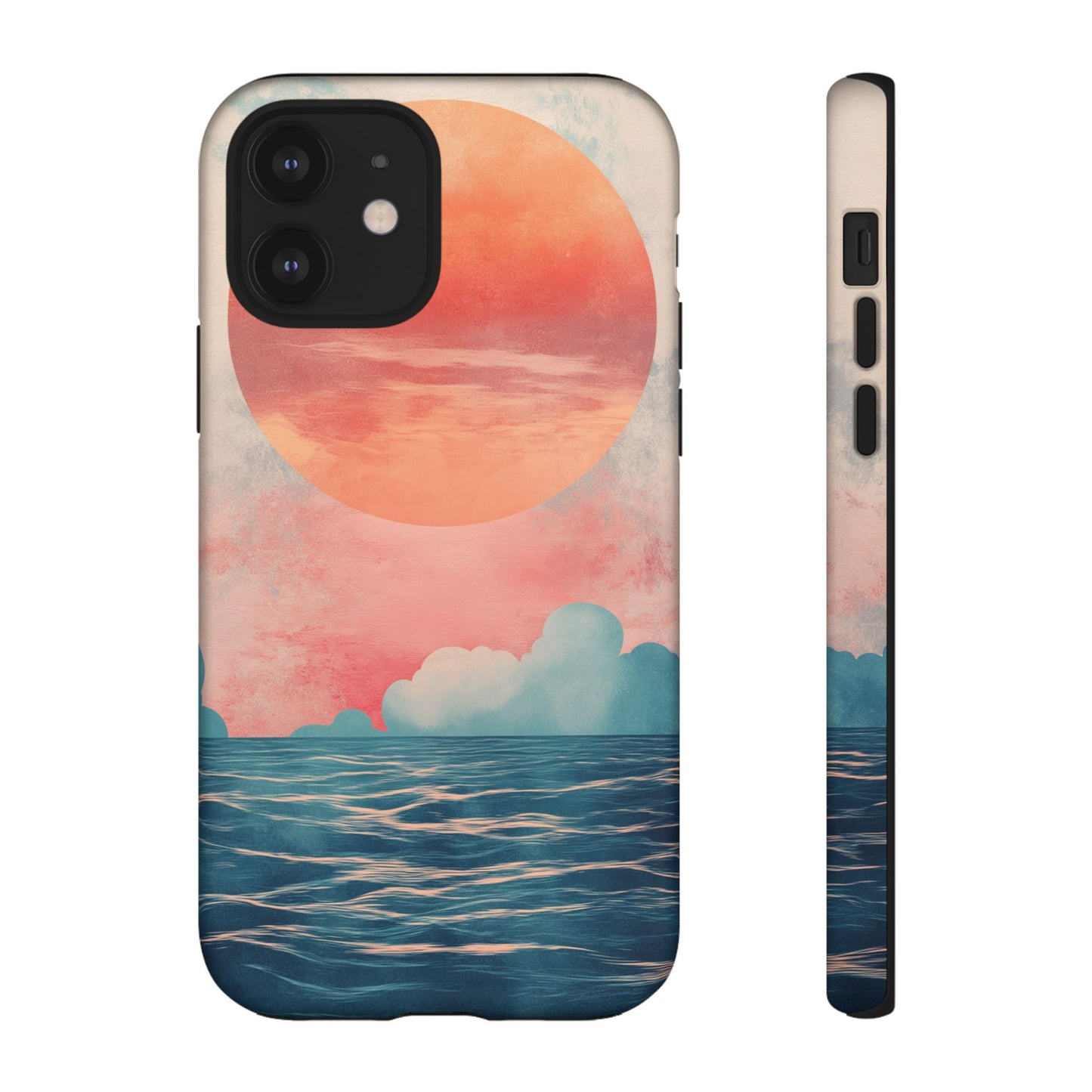 Abstract Sunset & Ocean Phone Cases
