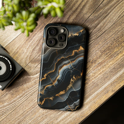 Black Marble Phone Cases