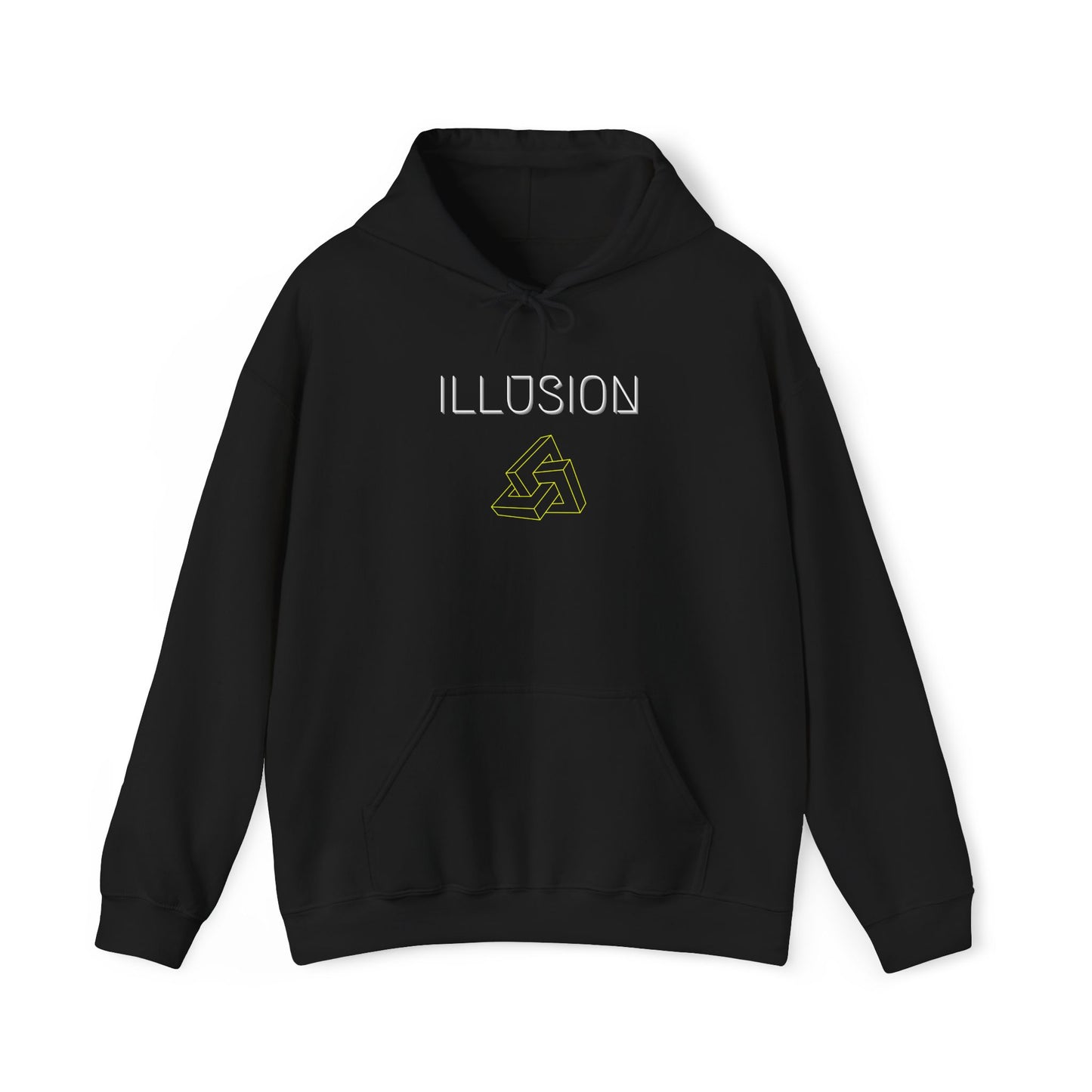 ILLUSION - Heavy Hooded Sweatshirt