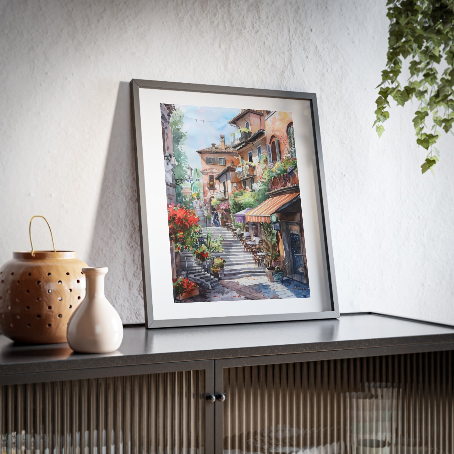 Framed rectangular Wall art posters - French Streetscape 2