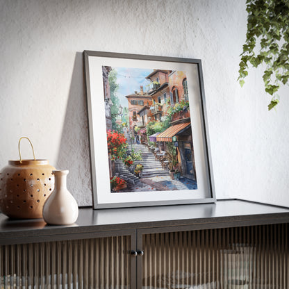Framed rectangular Wall art posters - French Streetscape 2
