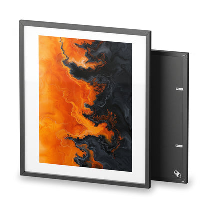 Wall Art, Abstract Lava on rock