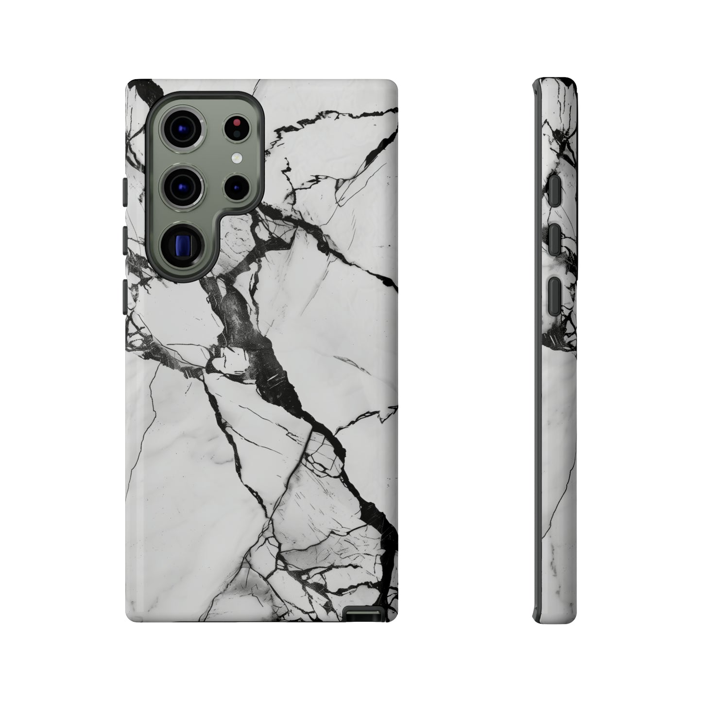 White Marble Phone Cases