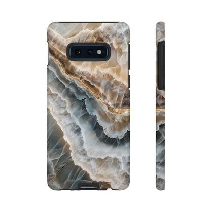 White Onyx Marble Printed Phone Cases