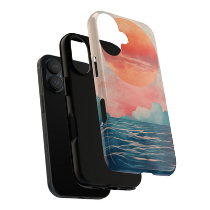 Abstract Sunset & Ocean Phone Cases