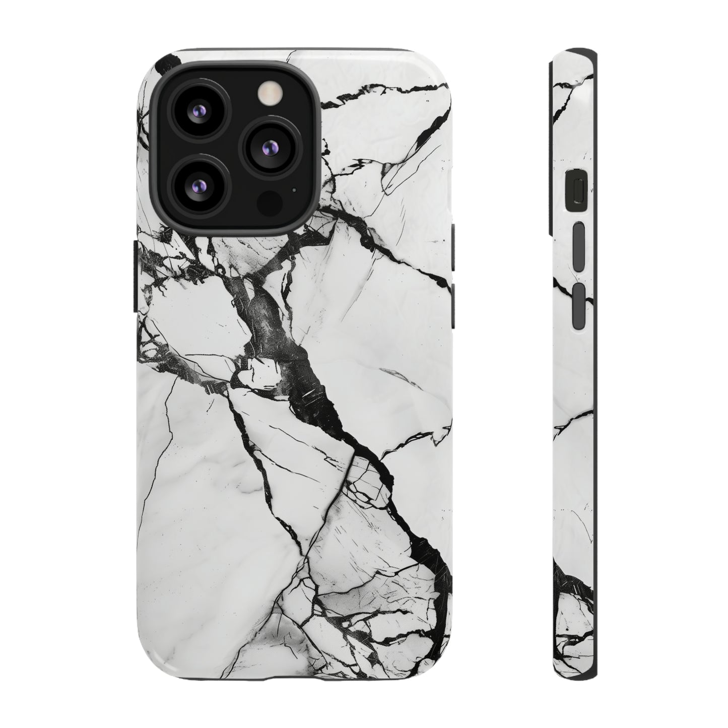 White Marble Phone Cases