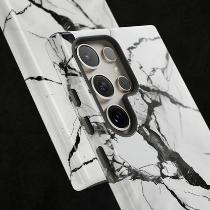 White Marble Phone Cases