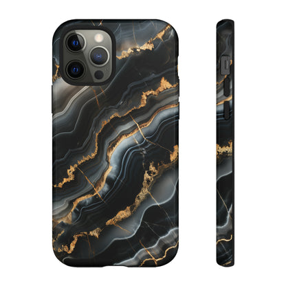 Black Marble Phone Cases