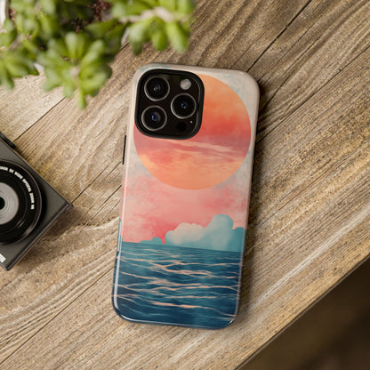 Abstract Sunset & Ocean Phone Cases