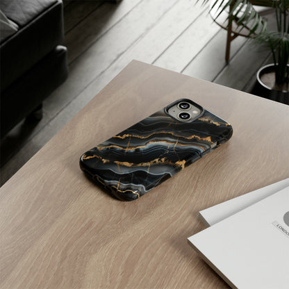 Black Marble Phone Cases
