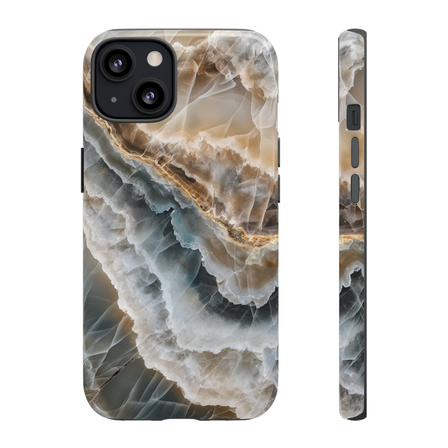 White Onyx Marble Printed Phone Cases