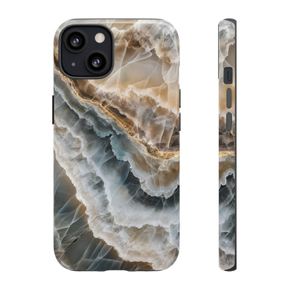 White Onyx Marble Printed Phone Cases