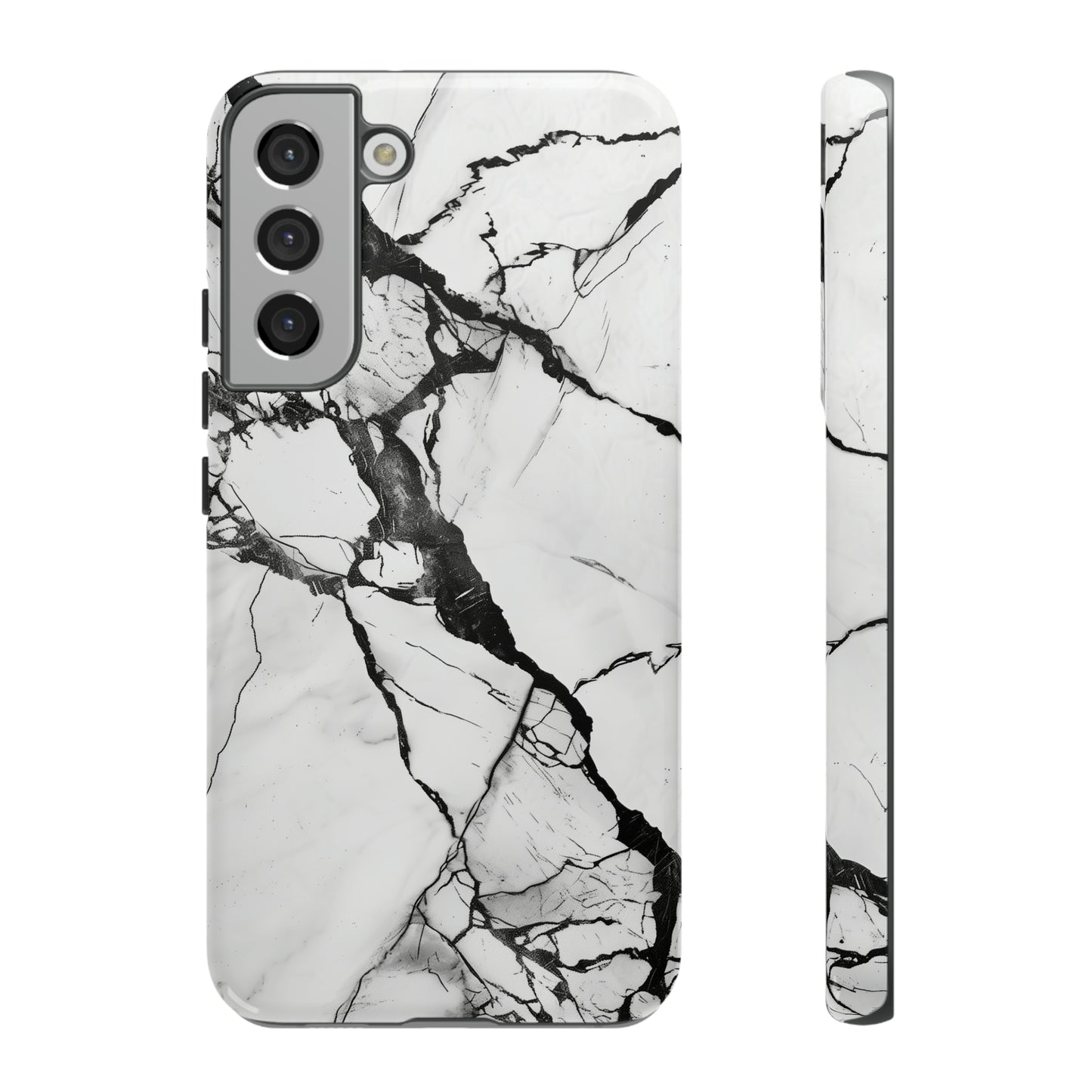 White Marble Phone Cases