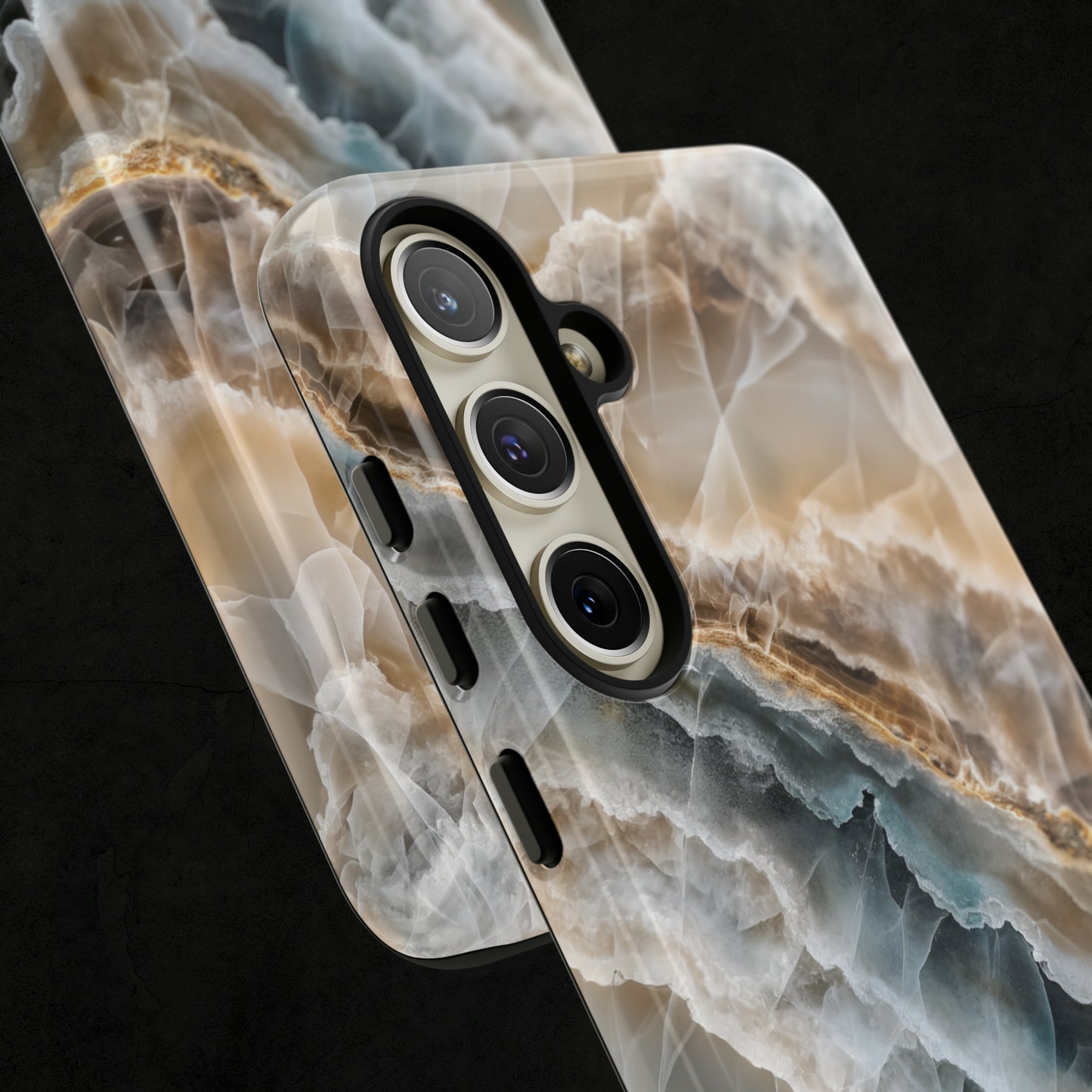 White Onyx Marble Printed Phone Cases