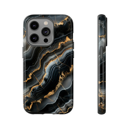 Black Marble Phone Cases