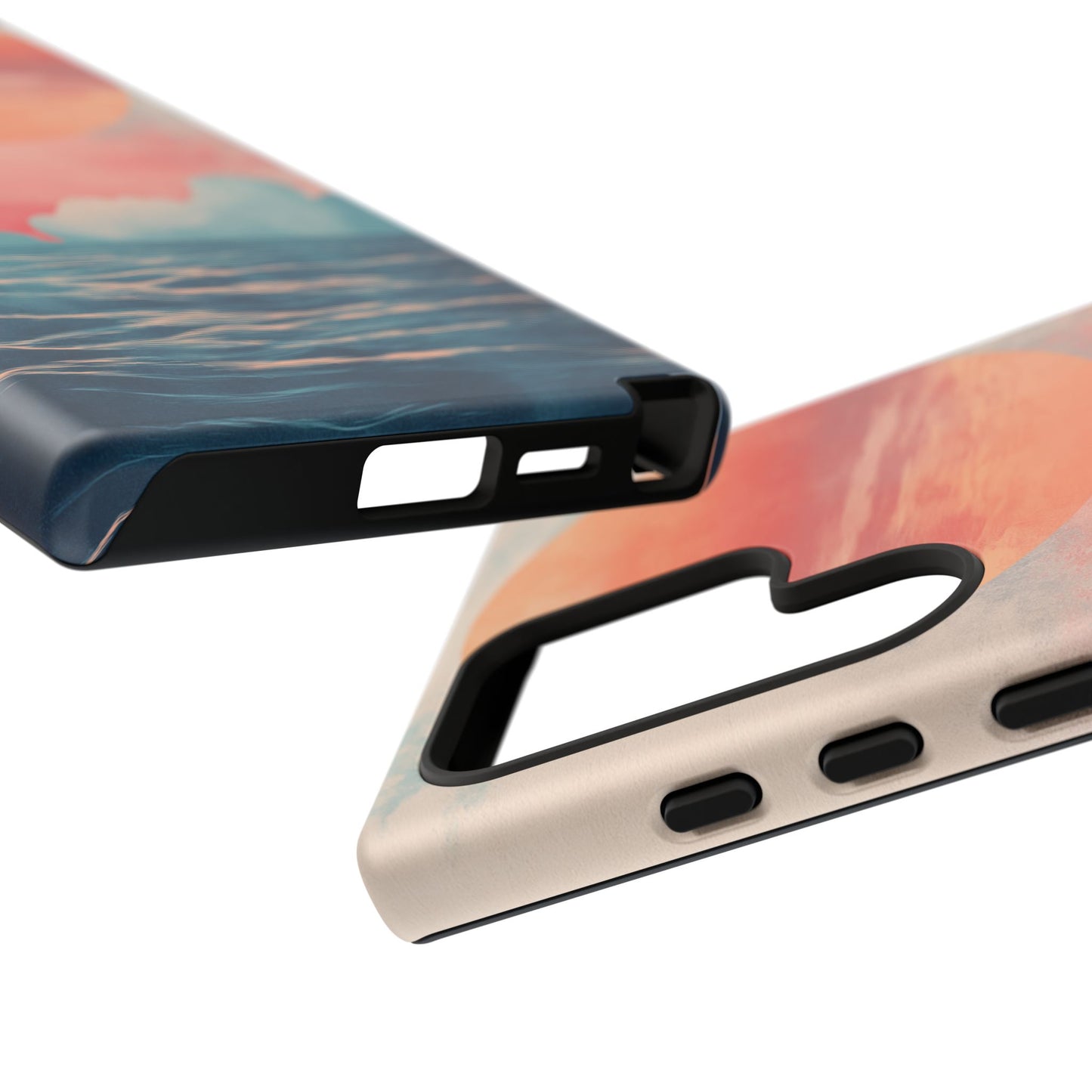 Abstract Sunset & Ocean Phone Cases