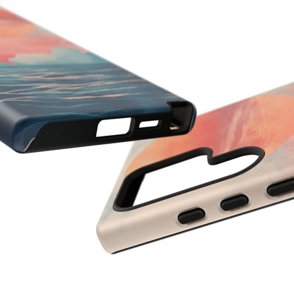 Abstract Sunset & Ocean Phone Cases