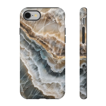 White Onyx Marble Printed Phone Cases