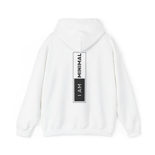 I am Minimal - Heavy Hooded Sweatshirt