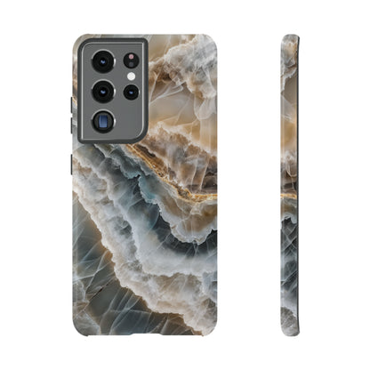 White Onyx Marble Printed Phone Cases