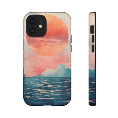 Abstract Sunset & Ocean Phone Cases