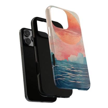 Abstract Sunset & Ocean Phone Cases
