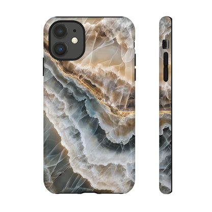 White Onyx Marble Printed Phone Cases