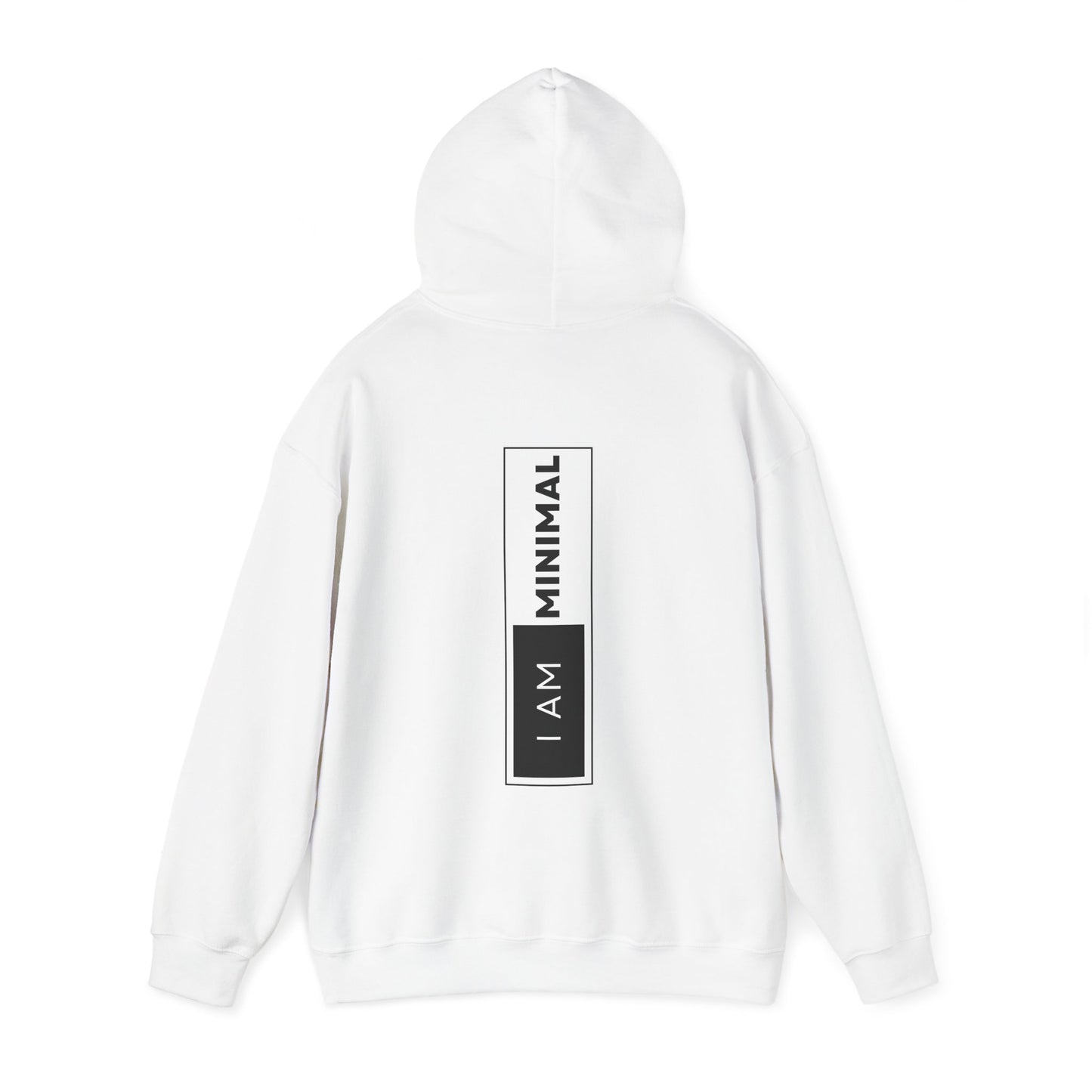 I am Minimal - Heavy Hooded Sweatshirt