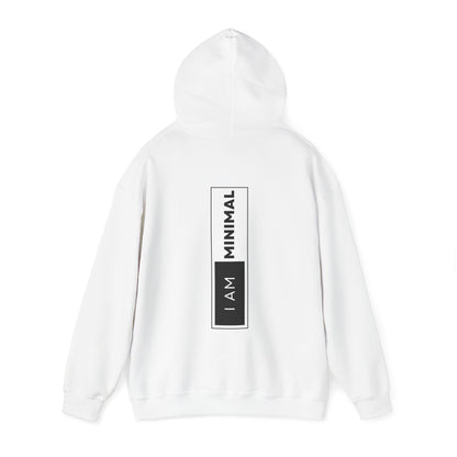 I am Minimal - Heavy Hooded Sweatshirt