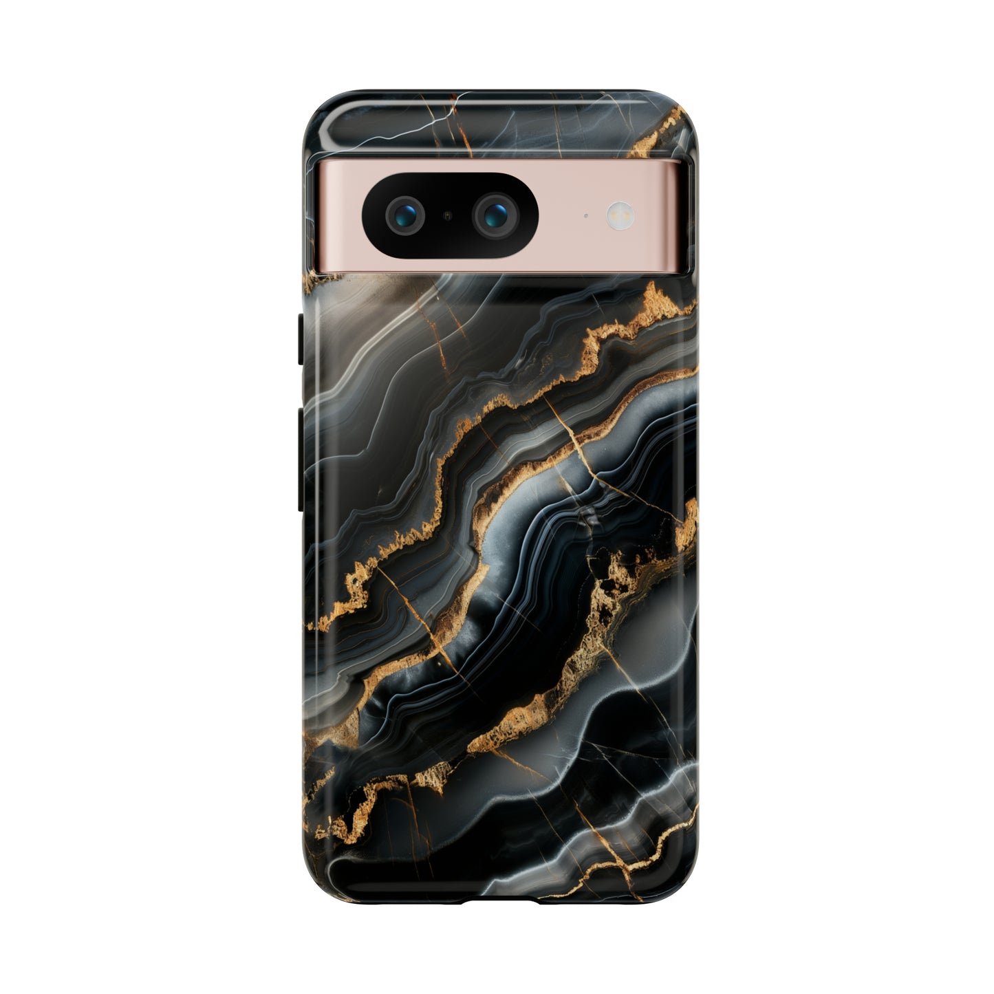Black Marble Phone Cases
