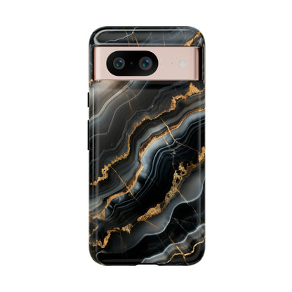 Black Marble Phone Cases