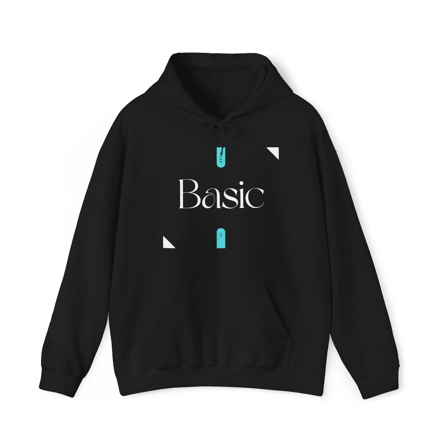 Keep it basic graphic - Heavy Hooded Sweatshirt