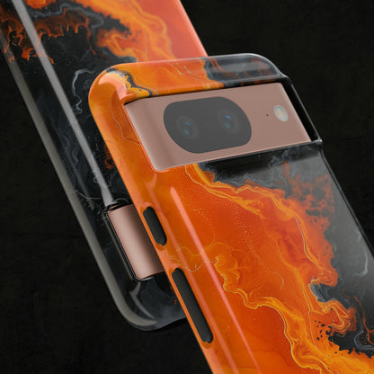 Abstract Lava Phone Cases