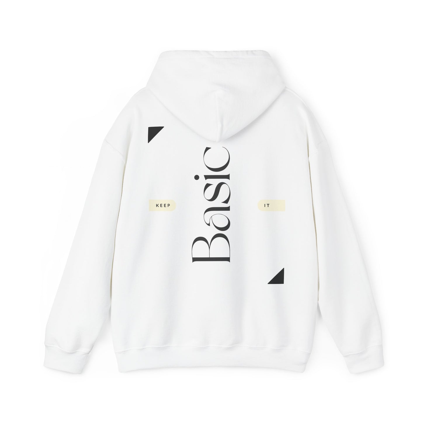 Keep it basic graphic - Heavy Hooded Sweatshirt