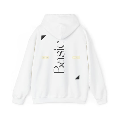 Keep it basic graphic - Heavy Hooded Sweatshirt