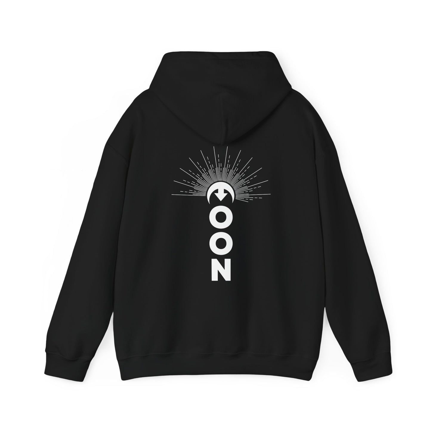 Moon graphic - Heavy Hooded Sweatshirt