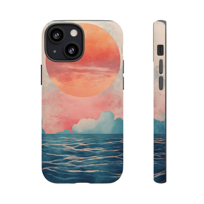Abstract Sunset & Ocean Phone Cases