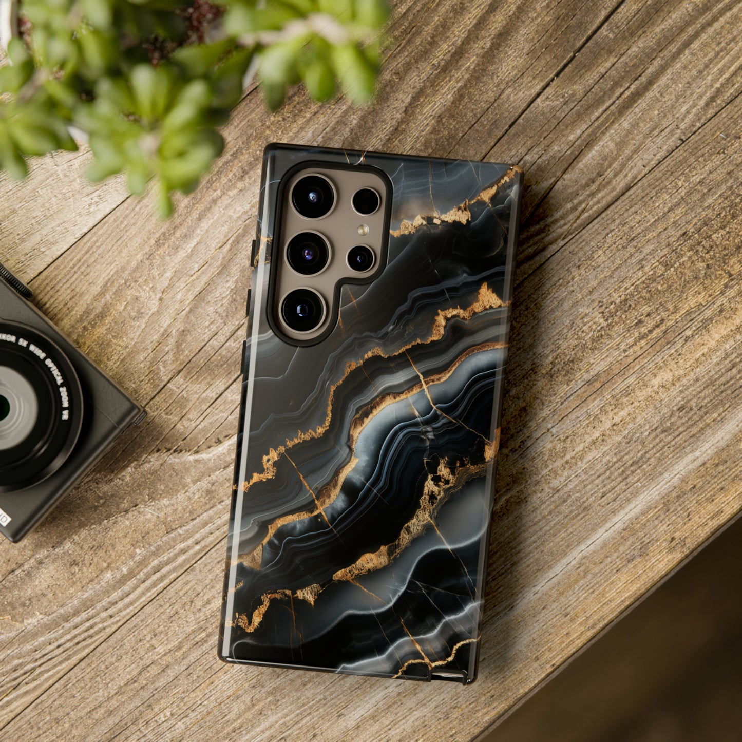 Black Marble Phone Cases