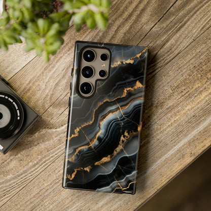 Black Marble Phone Cases