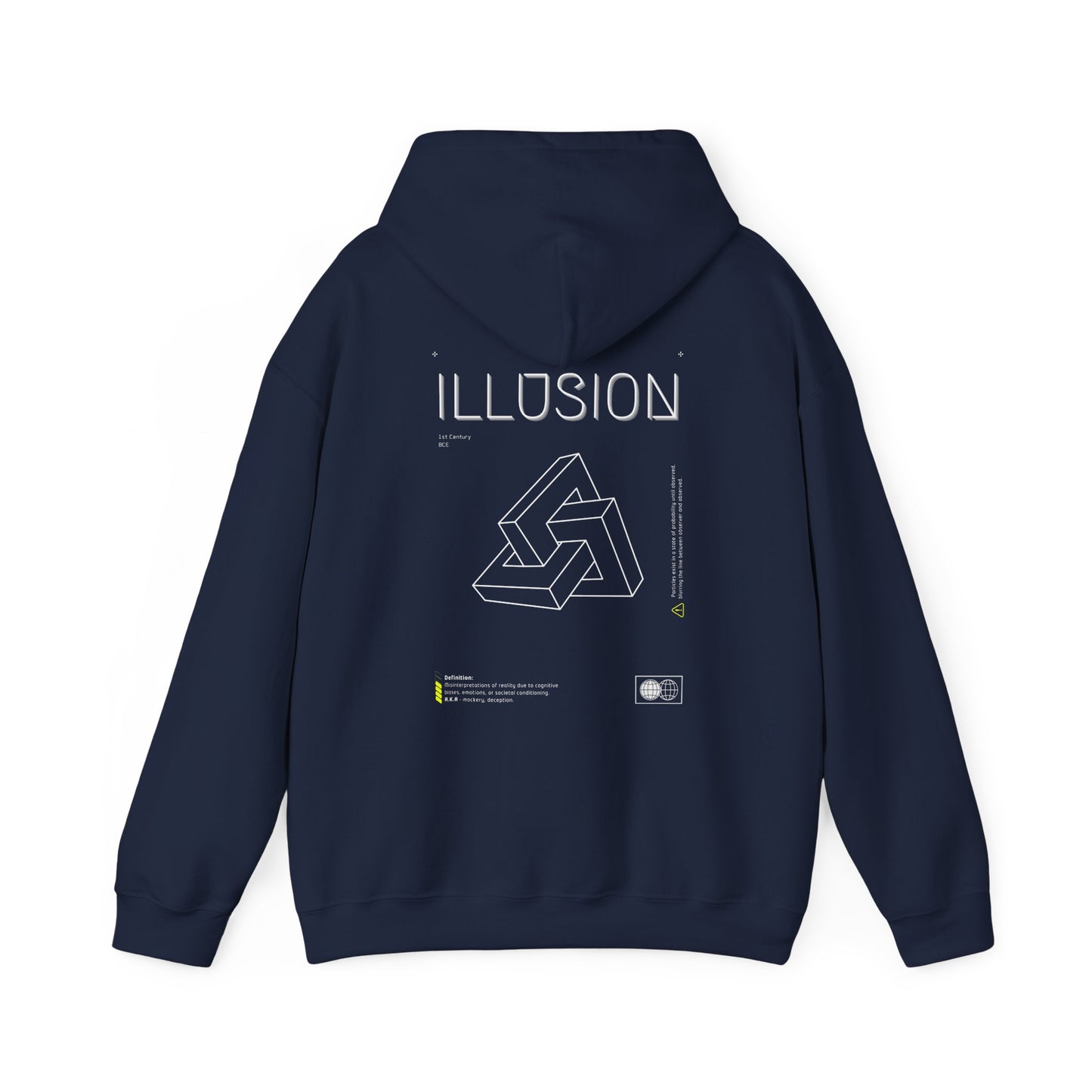 ILLUSION - Heavy Hooded Sweatshirt