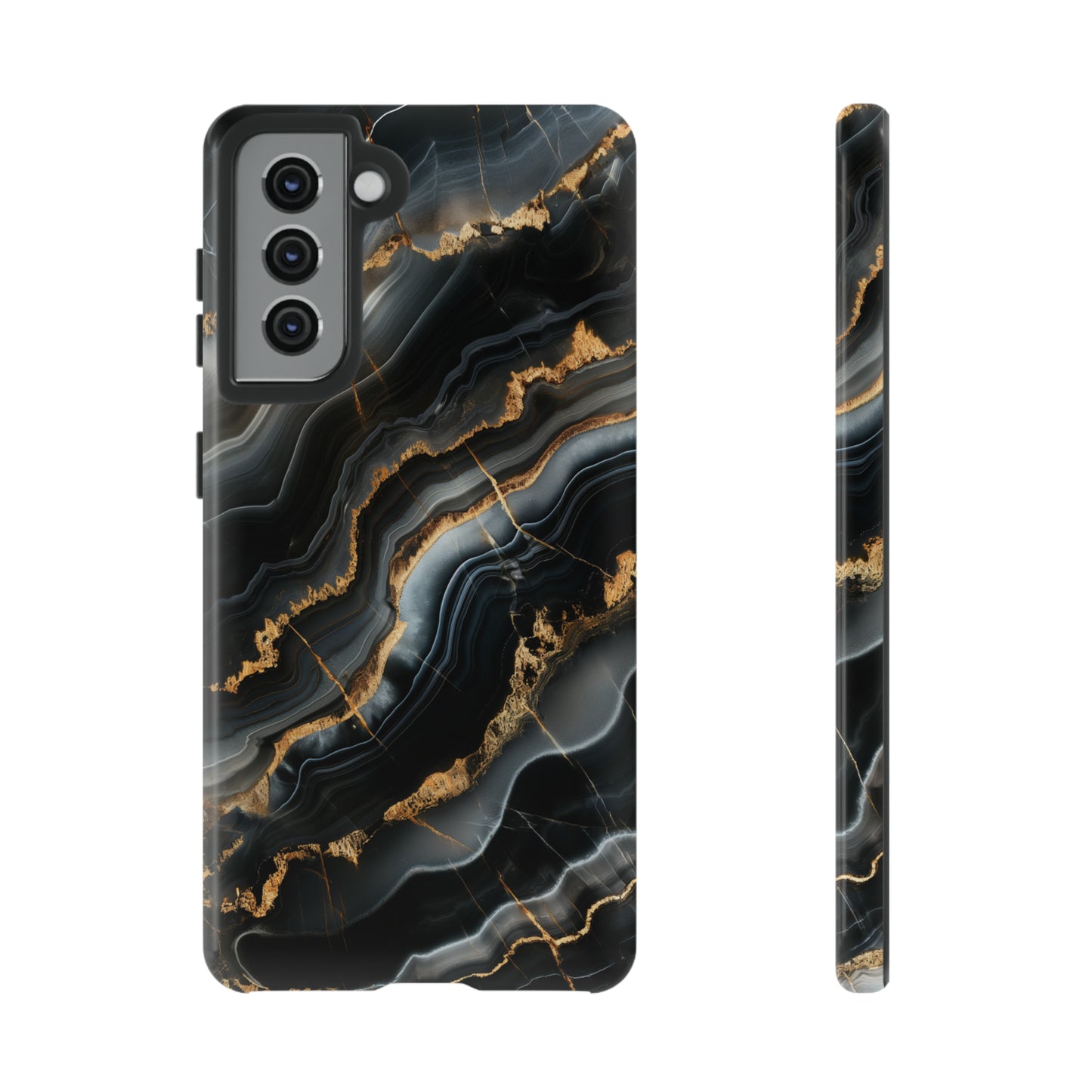 Black Marble Phone Cases