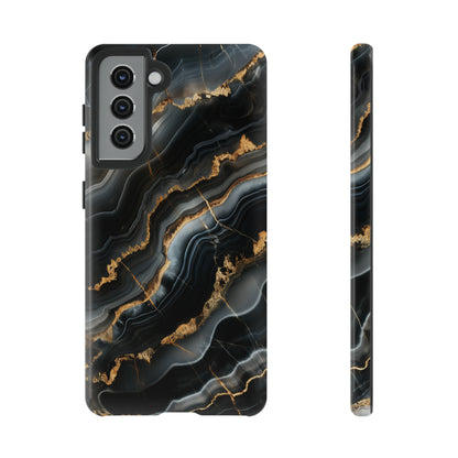 Black Marble Phone Cases