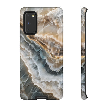 White Onyx Marble Printed Phone Cases