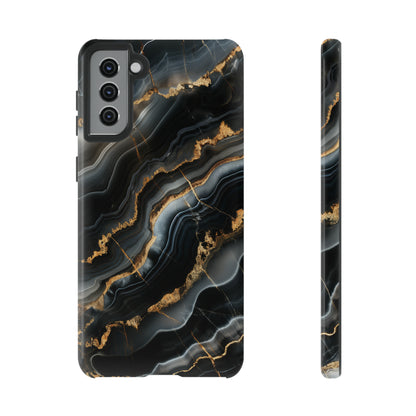 Black Marble Phone Cases