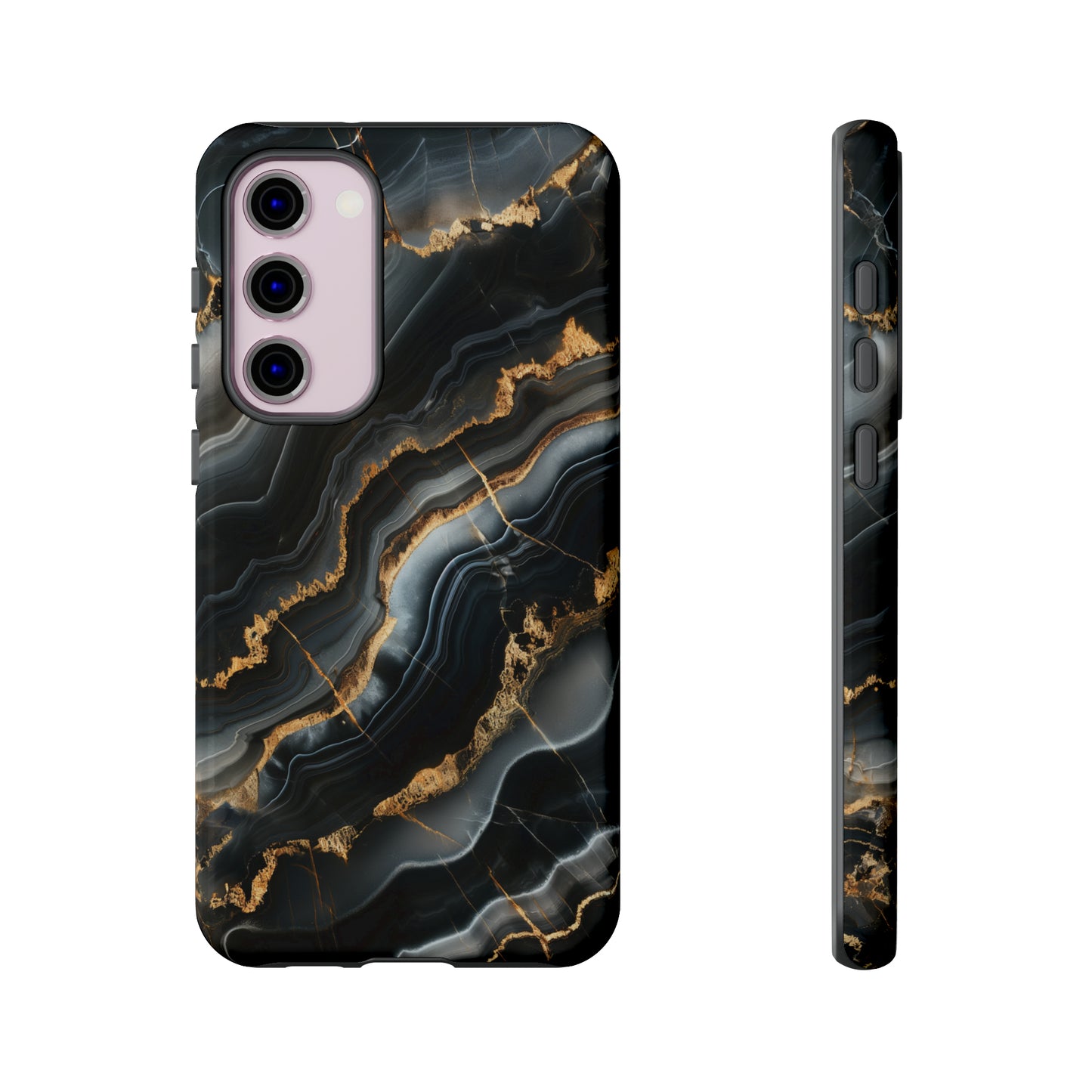 Black Marble Phone Cases