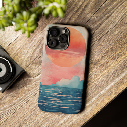 Abstract Sunset & Ocean Phone Cases