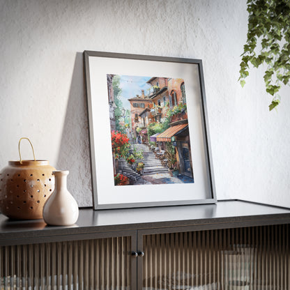 Framed rectangular Wall art posters - French Streetscape 2